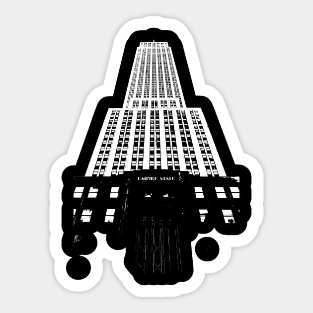 Empire State Sticker by NYCTshirts